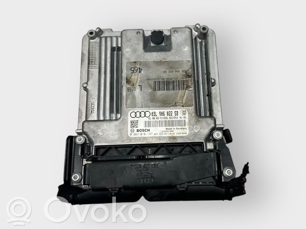 Engine control unit/module   03L906022SB,03L906022FG,0281016147
