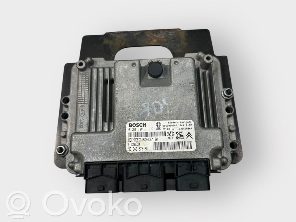 Engine control unit/module   0281013332,9653958980,9664257580