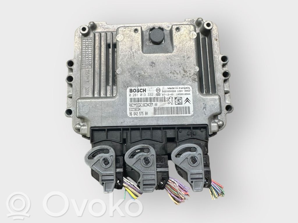 Engine control unit/module   0281013332,9653958980,9664257580