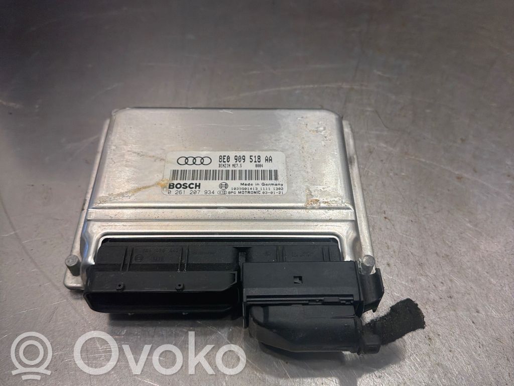 Audi A4 S4 B6 8E 8H Calculateur moteur ECU 