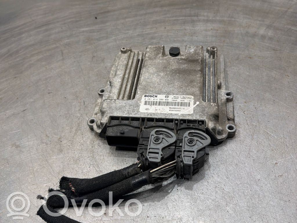 Engine control unit/module   0281014208,8200666516,8200752059