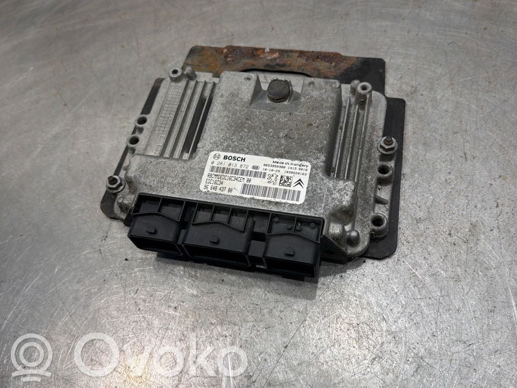 Engine control unit/module   0281013872,9653958980,9664843780