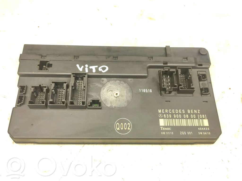Mercedes-Benz Vito Viano W639 Moduł / Sterownik komfortu 