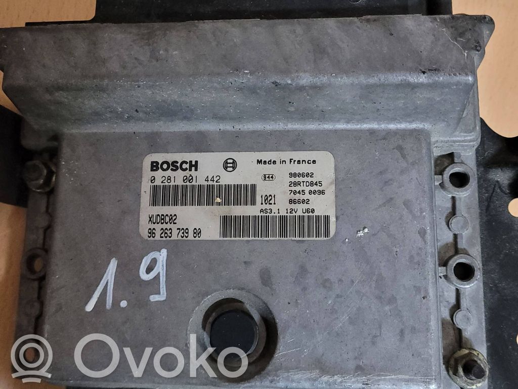 Peugeot 806 Engine control unit/module 