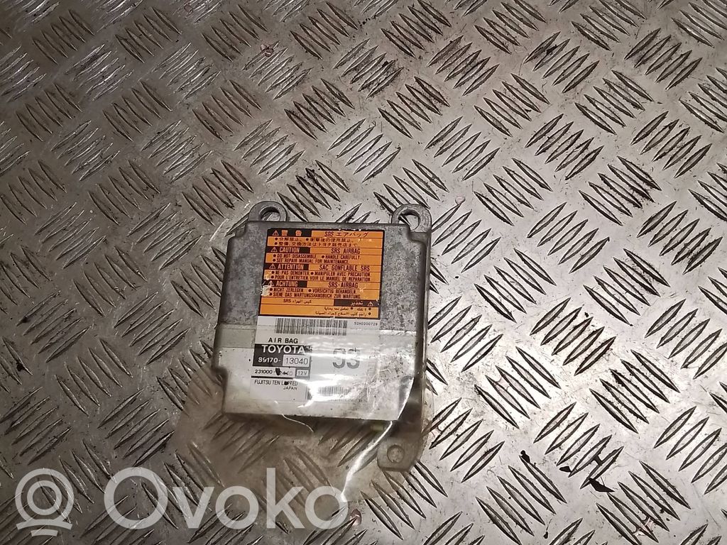 Toyota Corolla Verso E121 Airbag control unit/module 