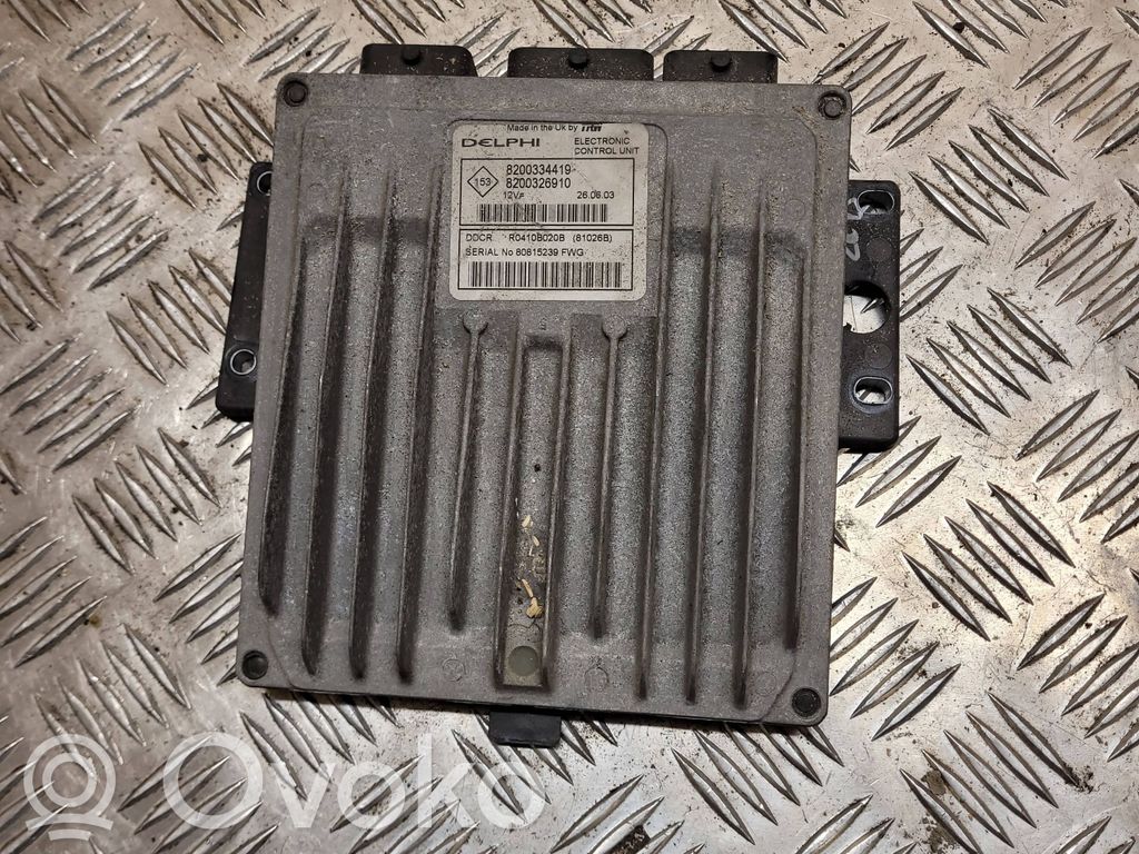 Renault Megane II Engine control unit/module 