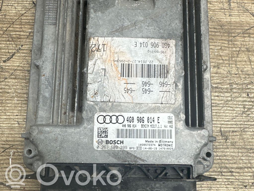 Engine control unit/module   4G0906014E,4H0906014,0261S09399