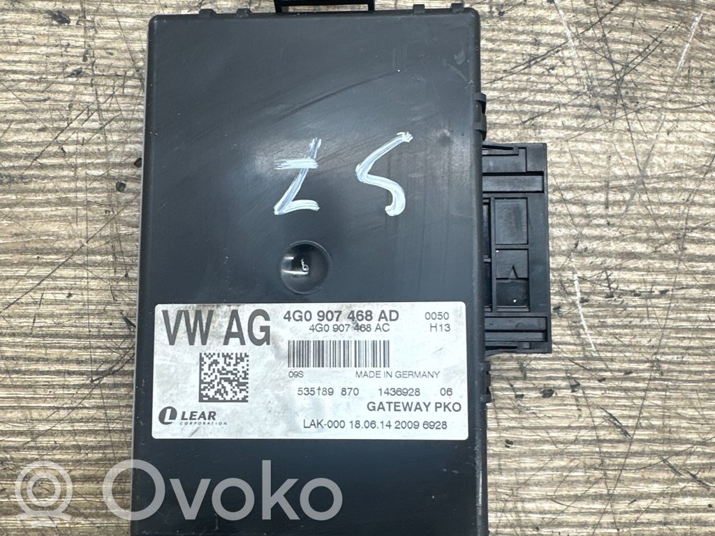 Audi A7 S7 4G Gateway control module 