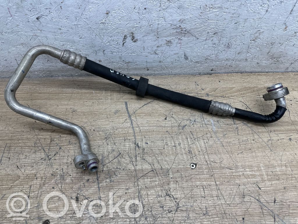 Porsche Cayenne (92A) Manguera/tubo del aire acondicionado (A/C) 