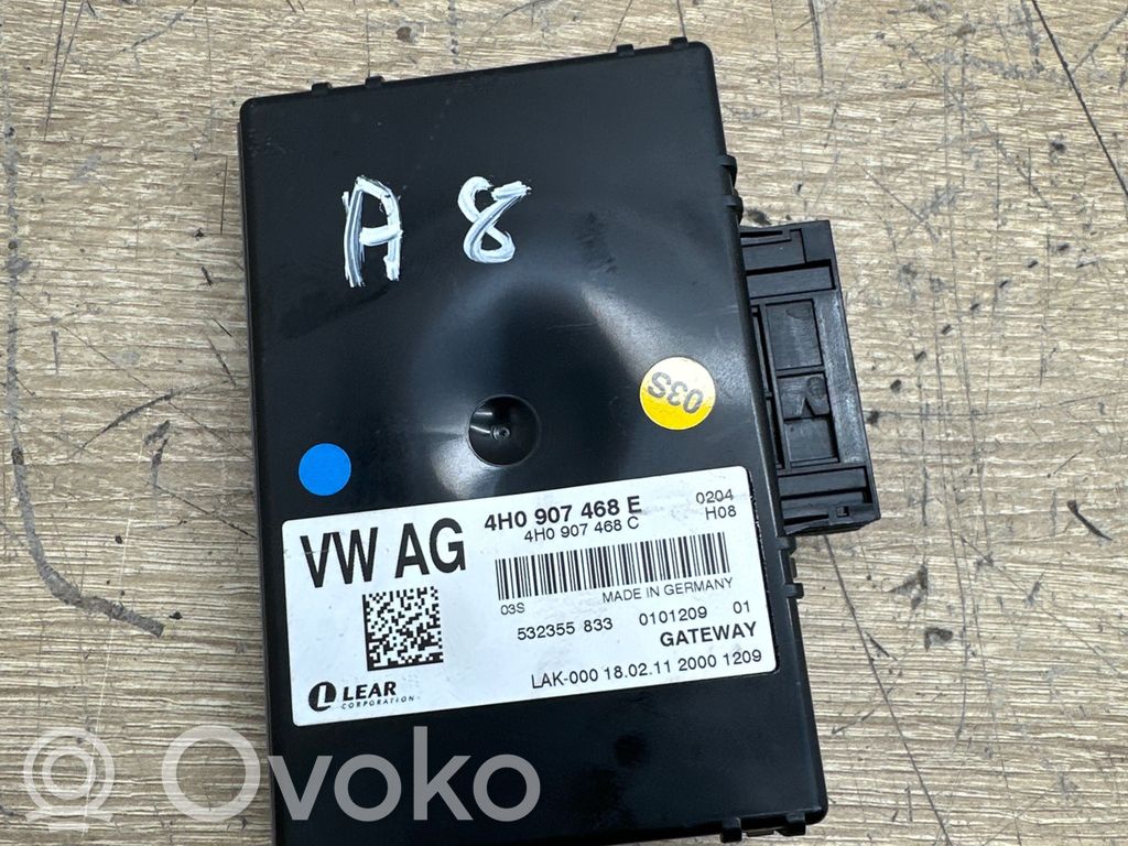 Audi A8 S8 D4 4H Gateway control module 