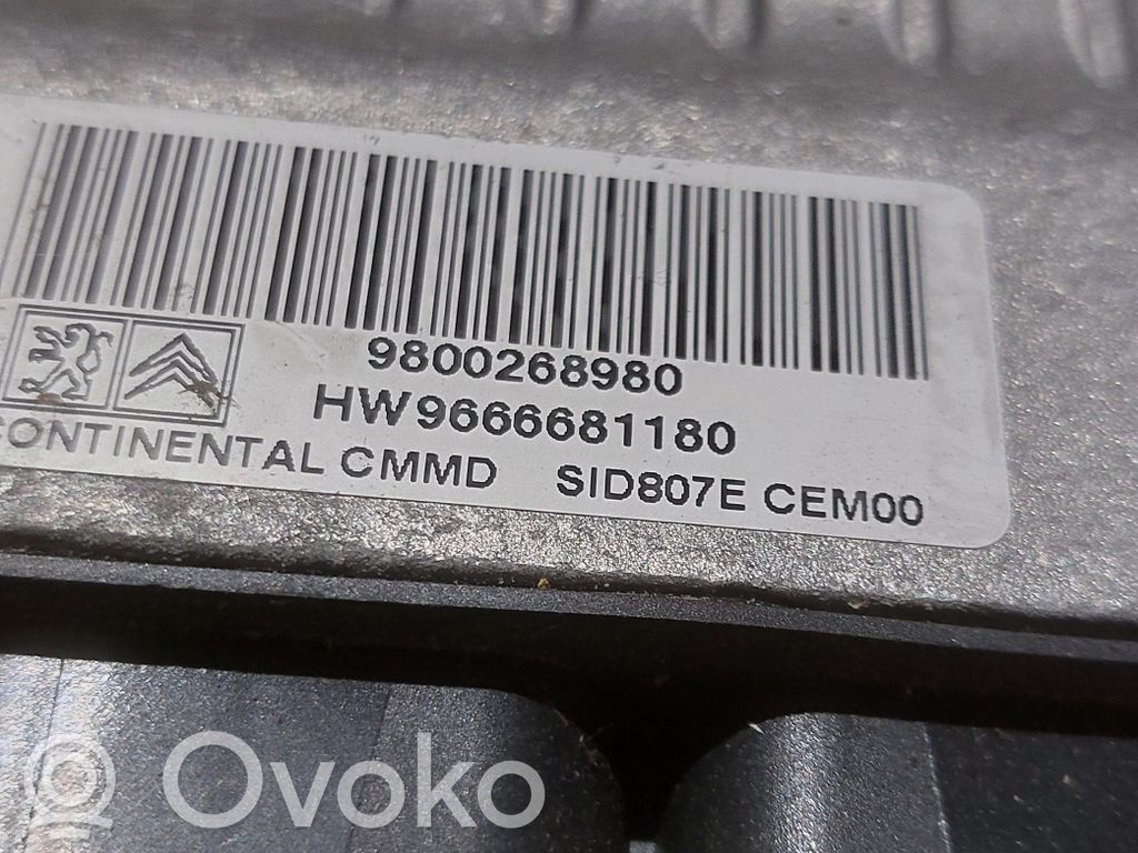 Citroen DS4 Engine ECU kit and lock set 