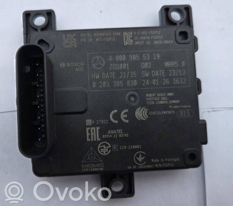 Mercedes-Benz EQE v295 Sensore radar Distronic 