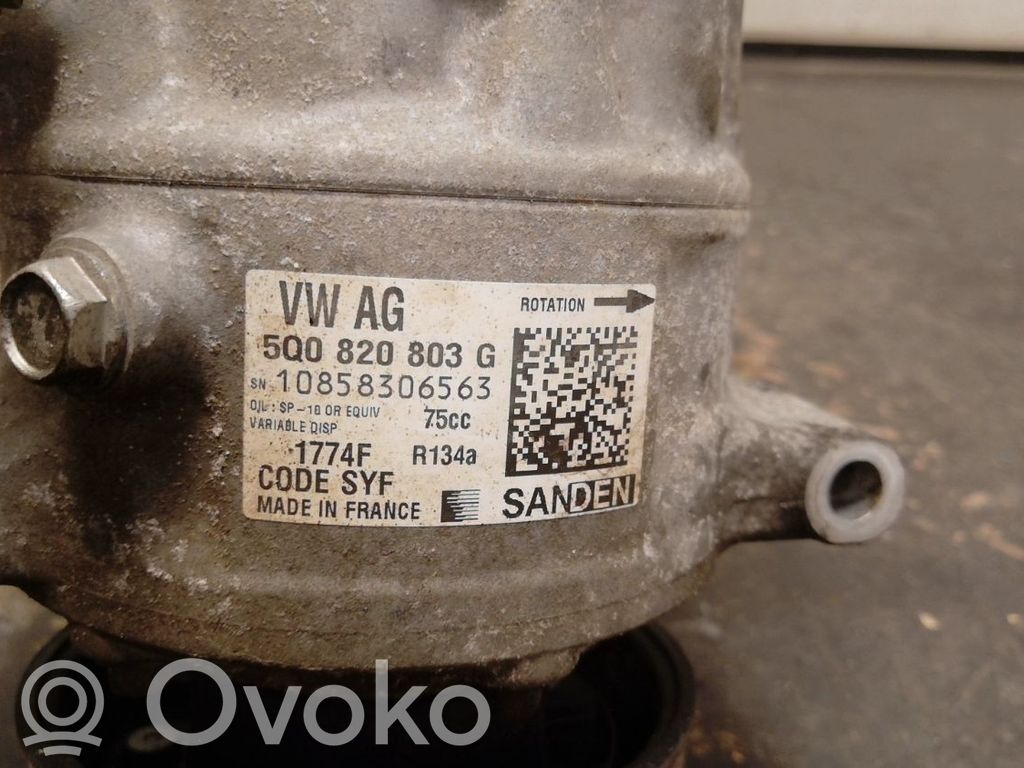 Air conditioning (A/C) compressor (pump)   5Q0820803K,5Q0820803G