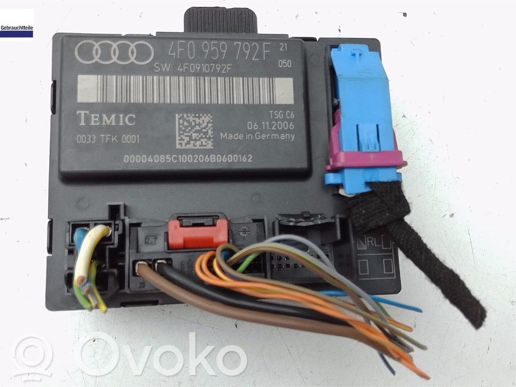 Other control units/modules   4F0959792E