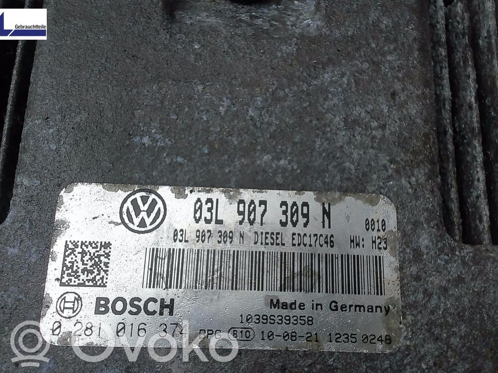 Volkswagen PASSAT B7 Engine control unit/module 