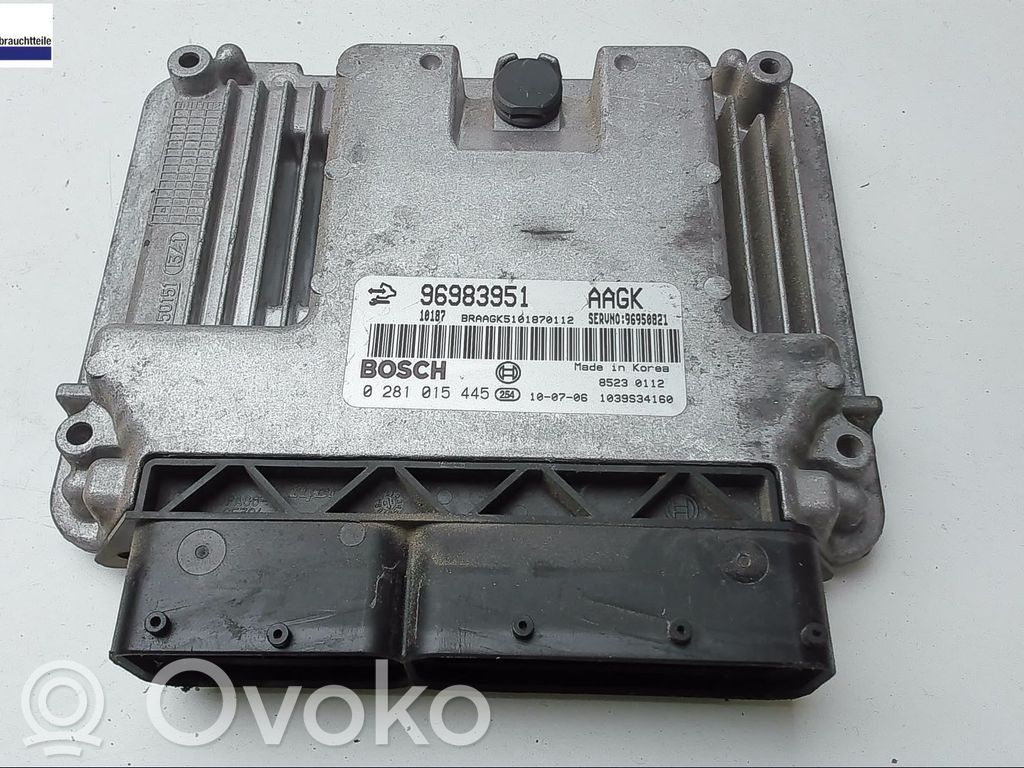 Chevrolet Cruze Engine control unit/module 