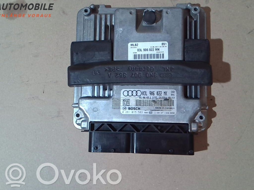 Engine control unit/module   03L906022MP,0281015583