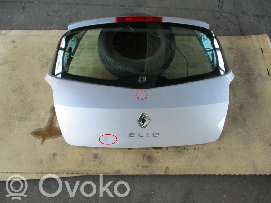 Renault Clio III Puerta del maletero/compartimento de carga 