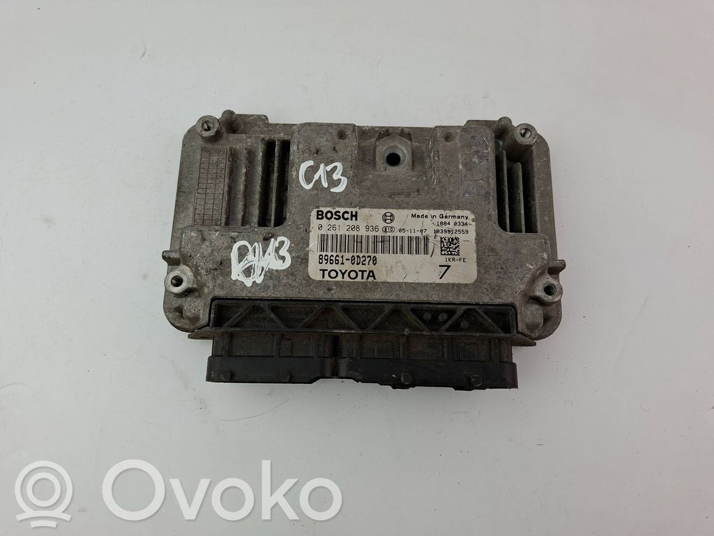 Toyota Yaris Engine control unit/module 