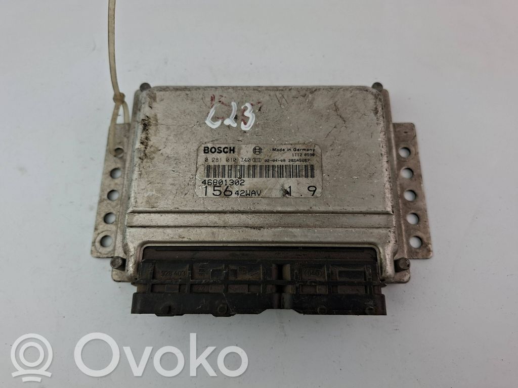 Engine control unit/module   46801302,0281010740