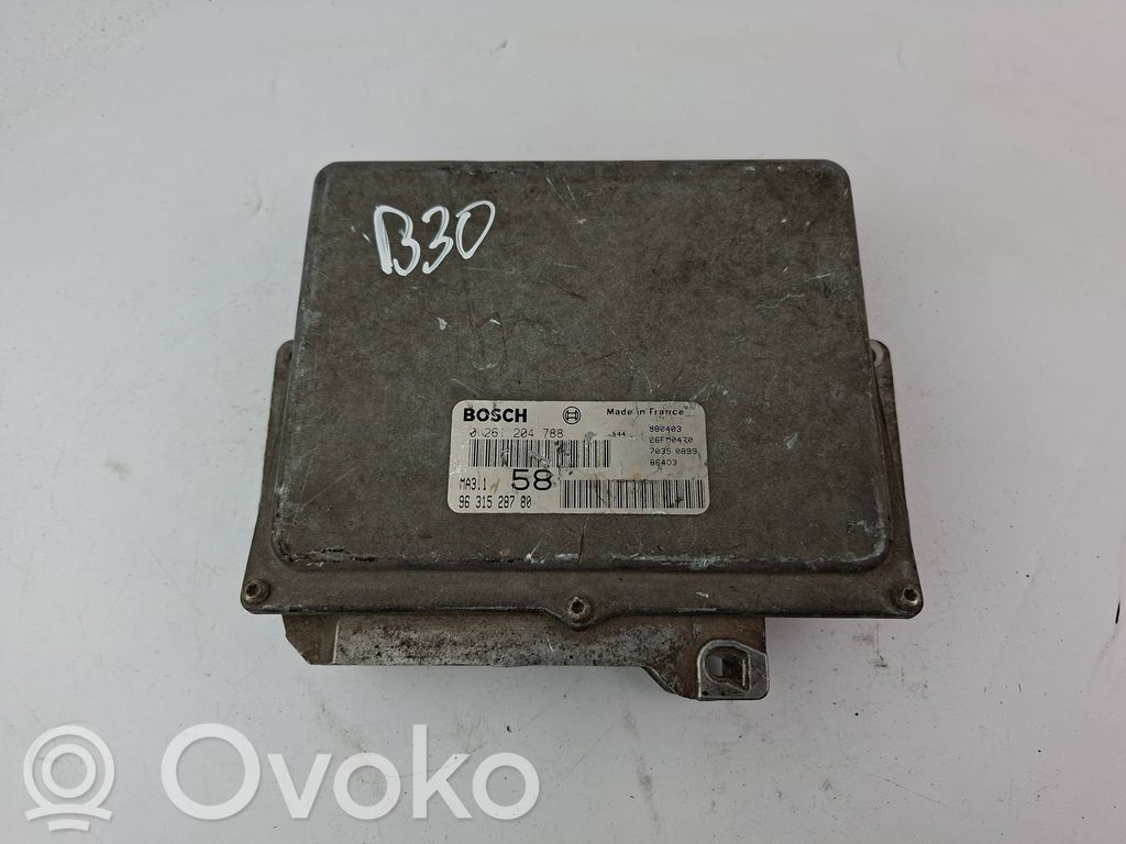 Citroen Saxo Engine control unit/module 