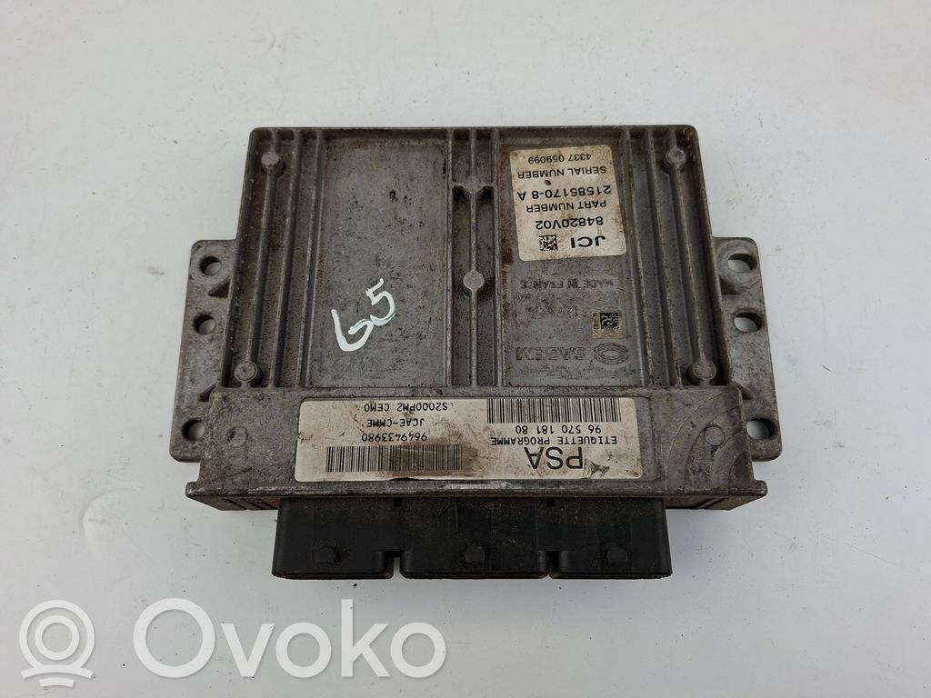 Citroen C4 I Engine control unit/module 