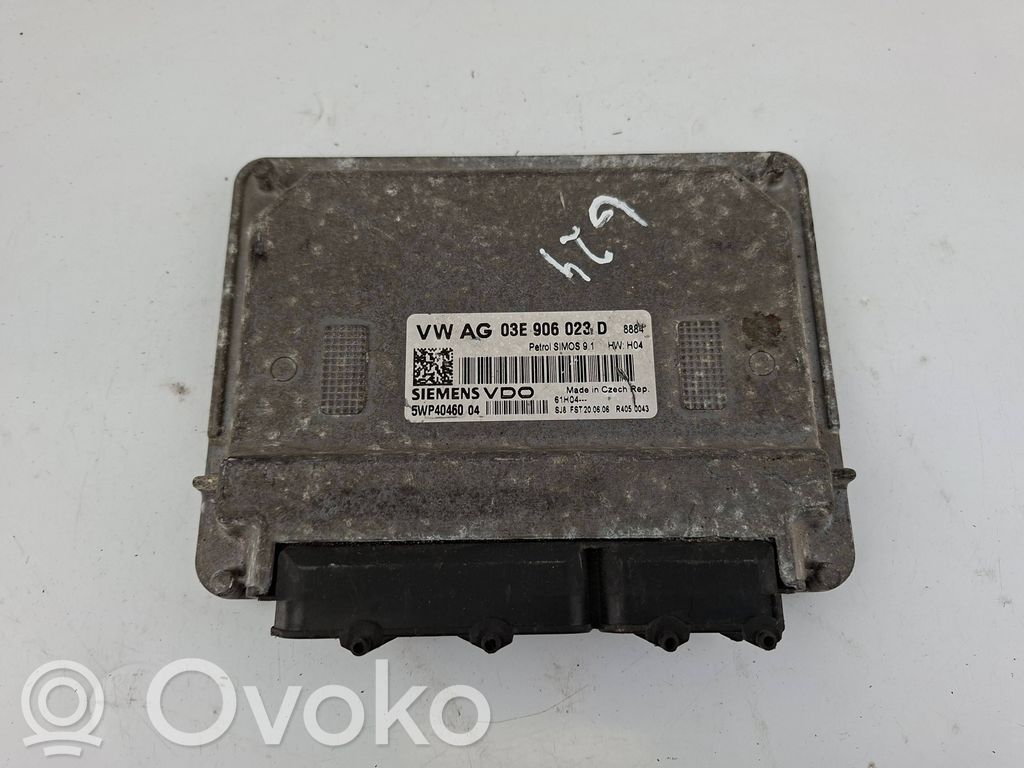 Engine control unit/module   03E906023D,5WP4046004