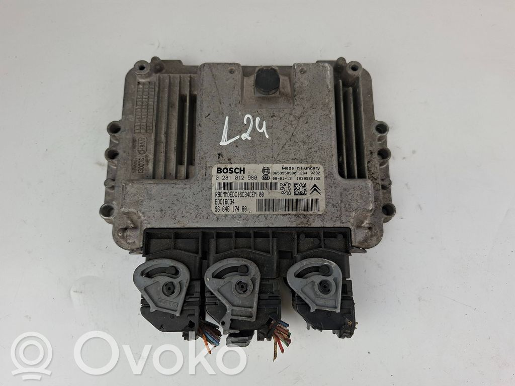 Citroen C4 Grand Picasso Engine control unit/module 