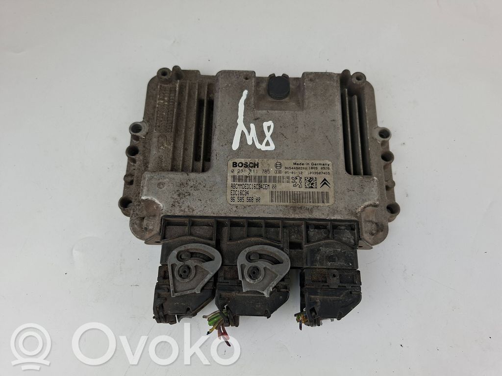 Engine control unit/module   9658556880,0281611785