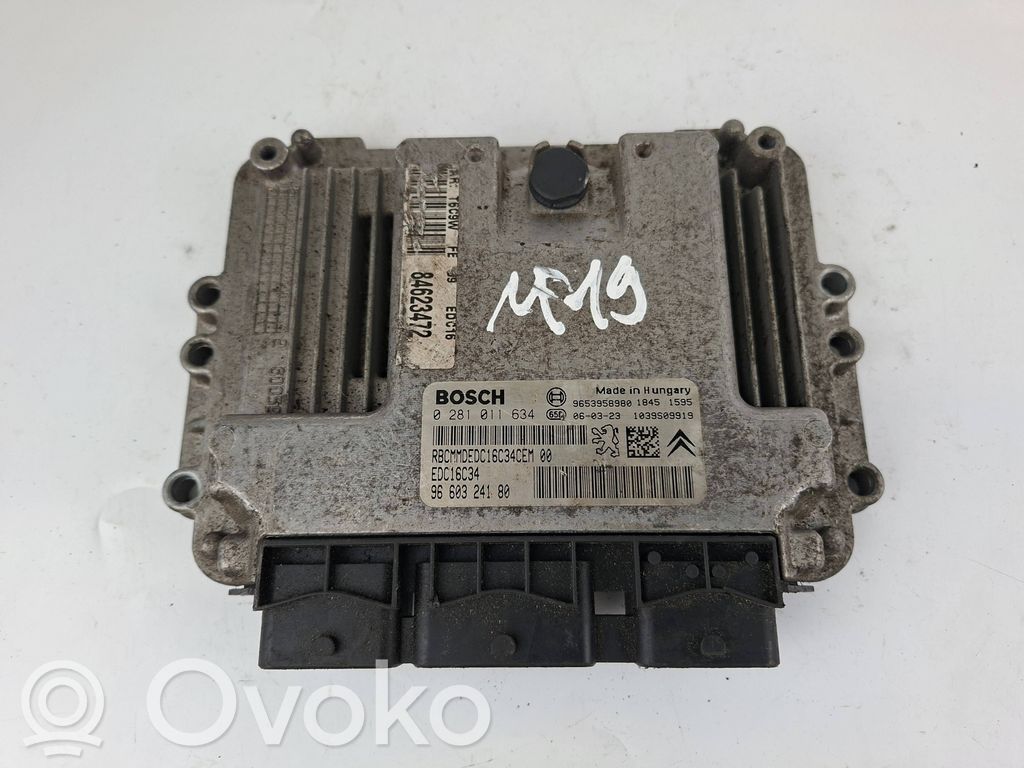 Peugeot 2008 I Engine control unit/module 