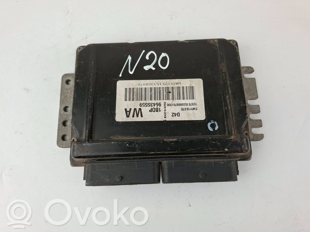 Chevrolet Aveo Блок управления двигателя 