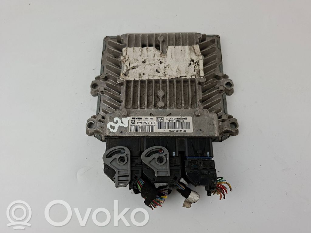 Engine control unit/module   9658432280,5WS40201ET