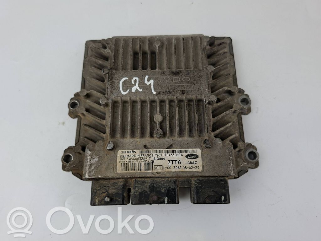Moottorin ohjainlaite/moduuli   7S6112A650EA,5WS40632A