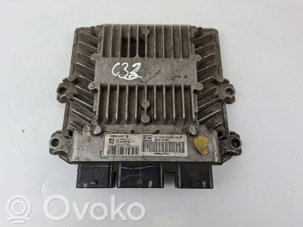 Engine control unit/module   9663181680,5WS40514AT