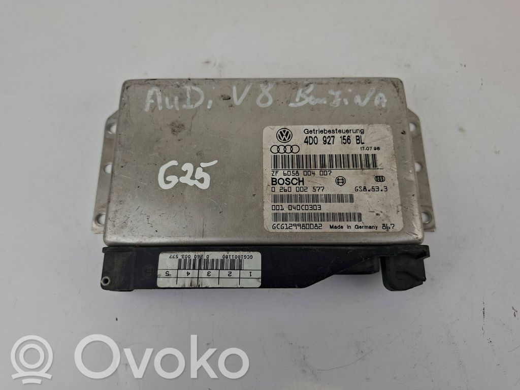 Audi A8 S8 D2 4D Gearbox control unit/module 