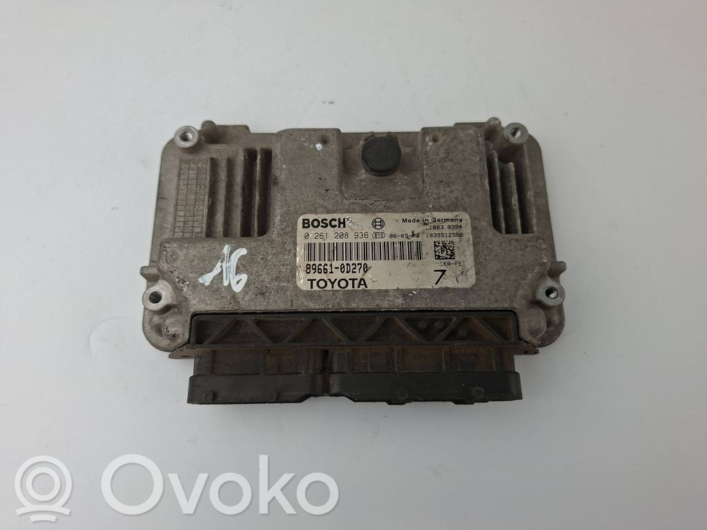 Engine control unit/module   896610D270,0261208936
