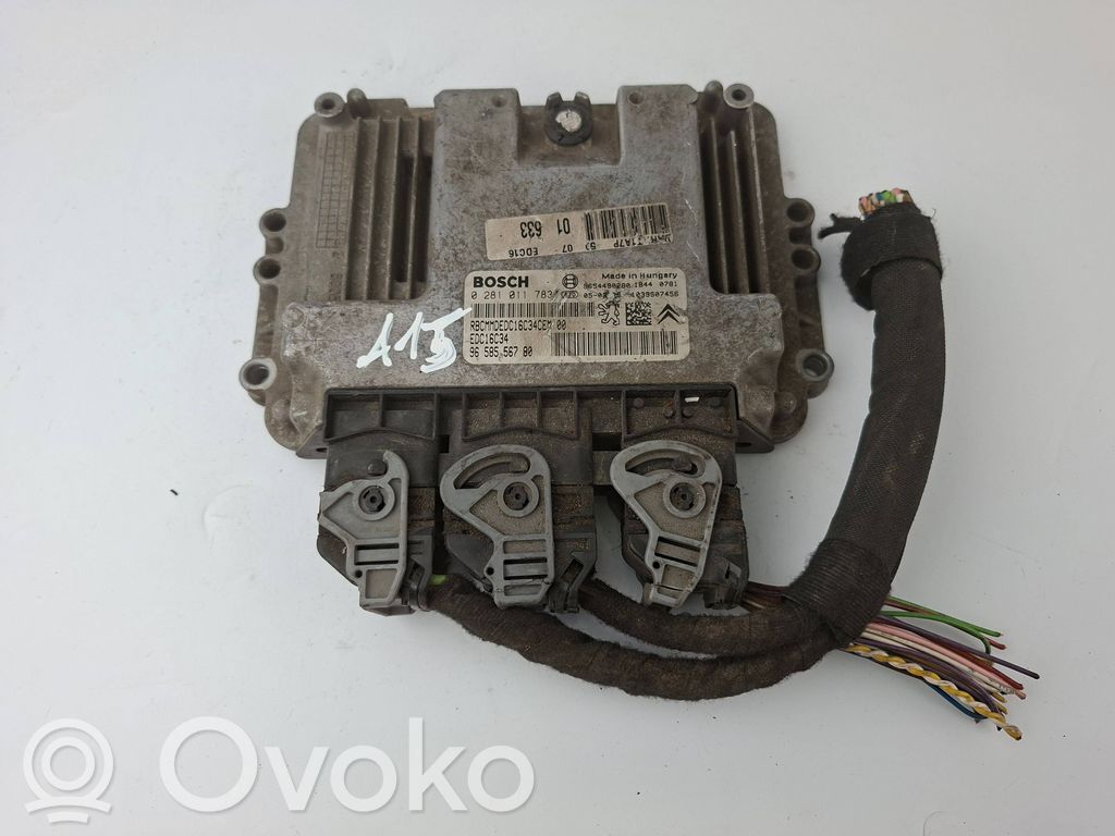Peugeot 206 Engine control unit/module 