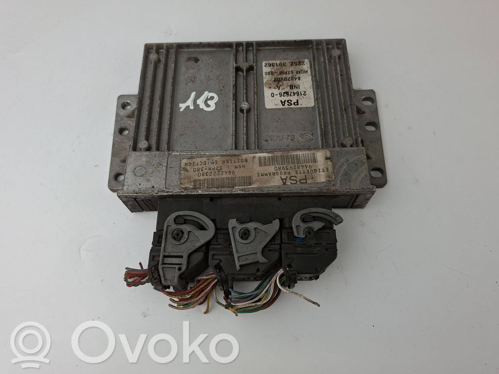Peugeot 206 Engine control unit/module 