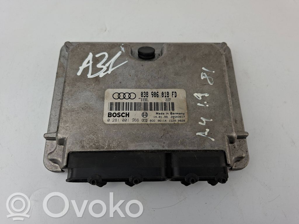 Audi A4 S4 B5 8D Engine control unit/module 