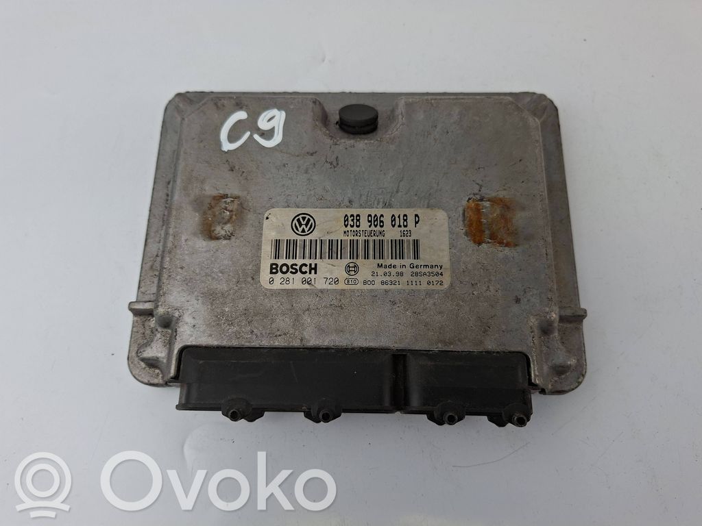 Engine control unit/module   038906018P,0281001720