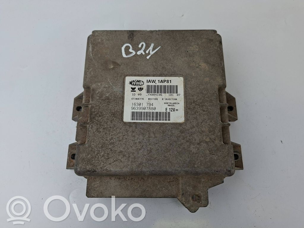 Peugeot 206 Engine control unit/module 