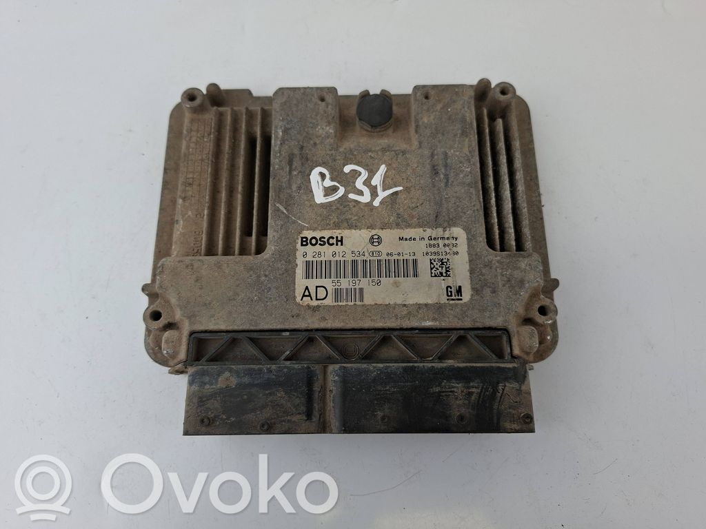 Opel Vectra C Engine control unit/module 
