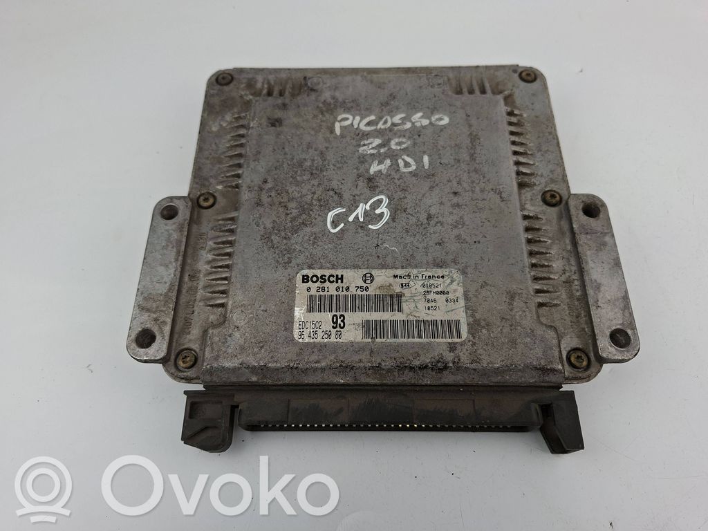 Engine control unit/module   9643525080,028101075