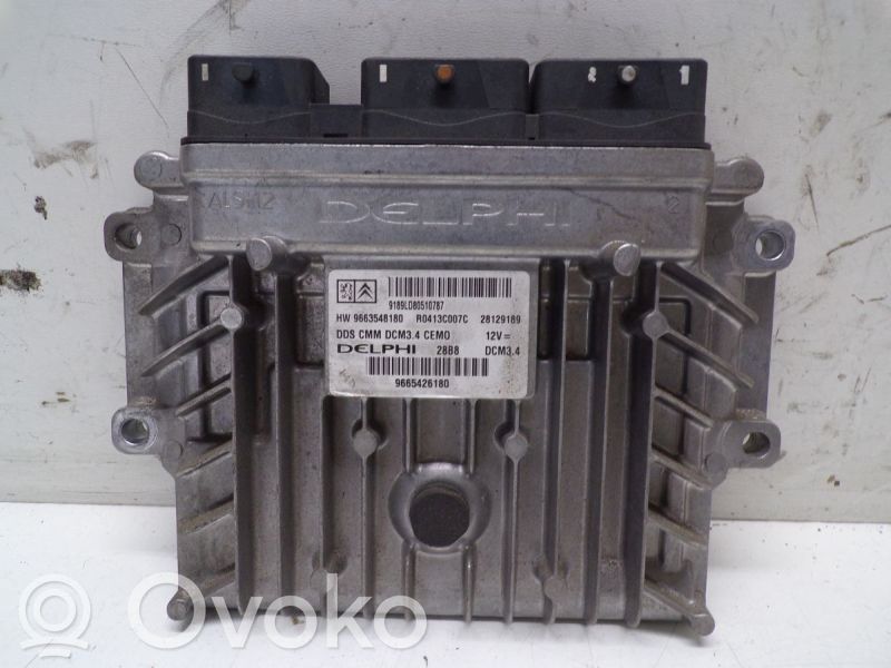 Unidad de control/módulo del motor   9663548180,9663548180