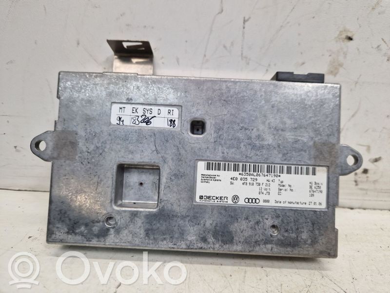 Alte unități/module de control   4F0910732HX,4E0035729,4E0035729,4F0035730F,4F0910732HX