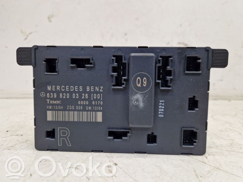 Mercedes-Benz Vito Viano W639 Unitate/modul de comandă închidere centralizată 