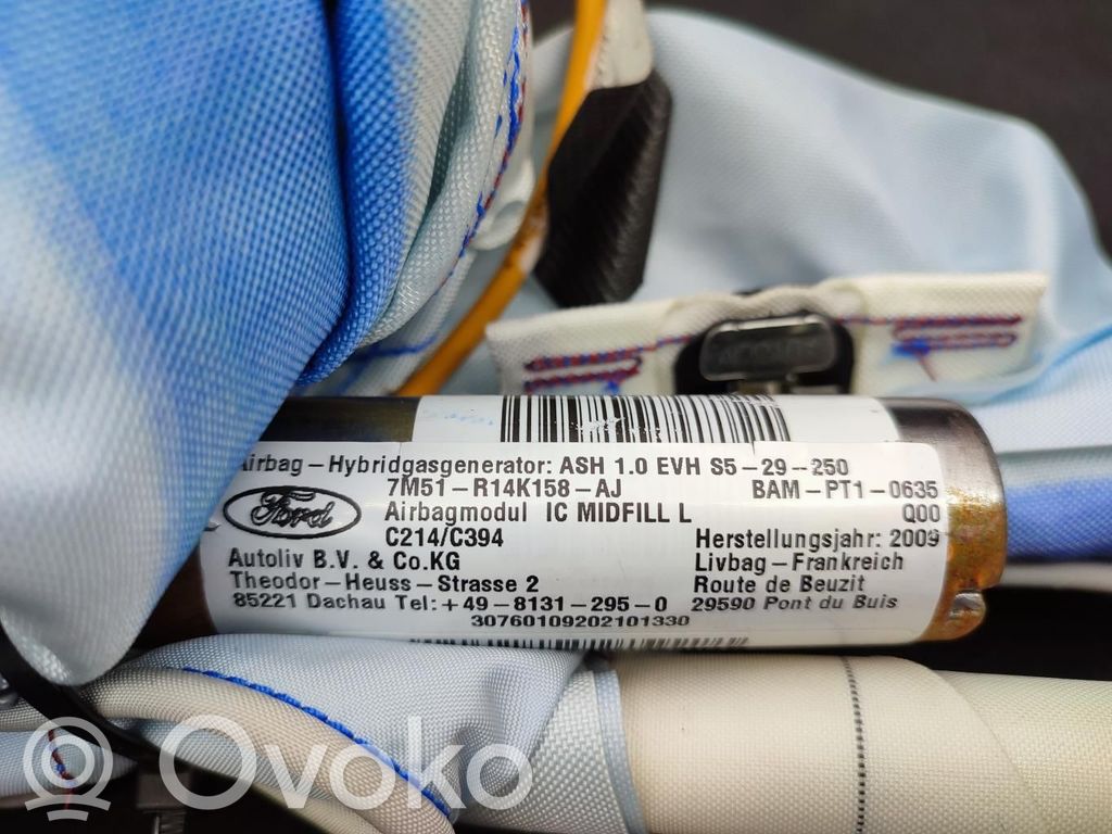 Ford C-MAX I Airbag del techo 