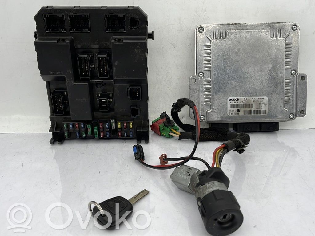 Peugeot 307 Kit cu ECU motor și set închidere uși 