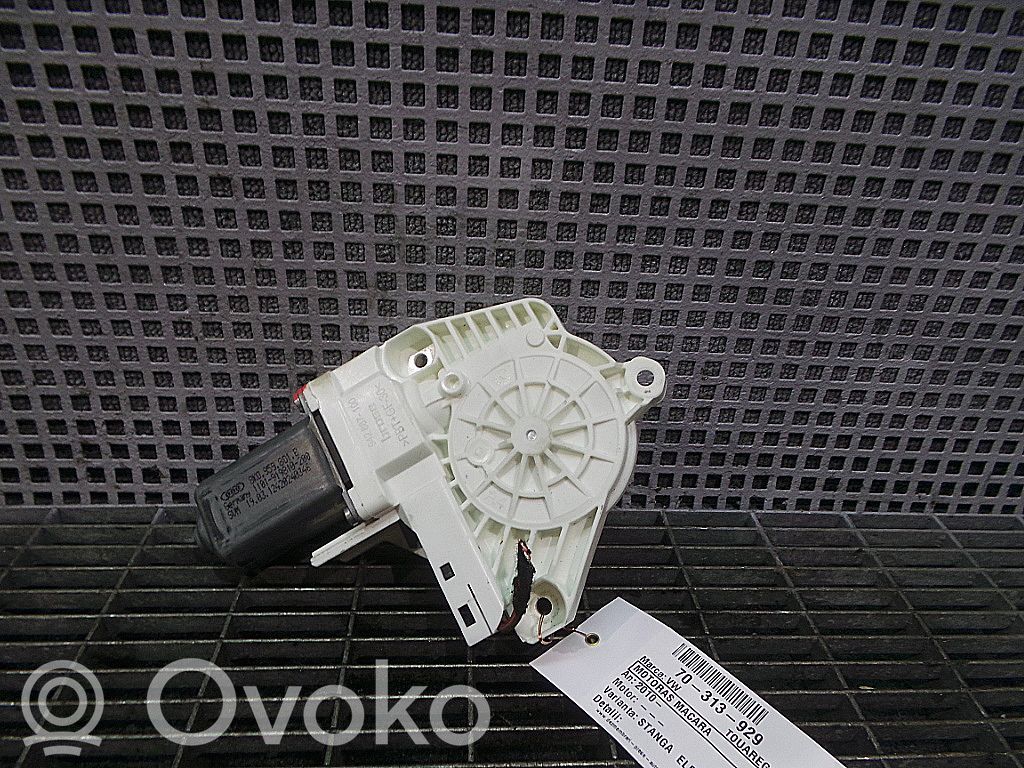 Volkswagen Touareg II Silnik regulatora szyby drzwi przednich 