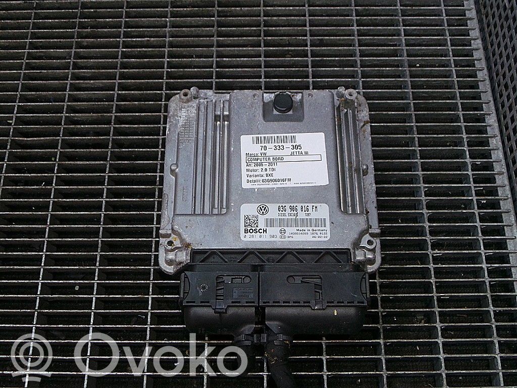 Engine control unit/module   03G906016FM